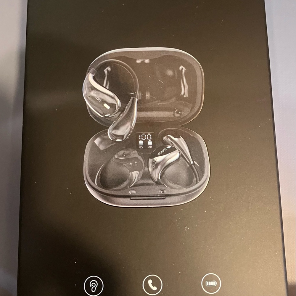 NWOT Pink Wireless Earbuds with Charging Case